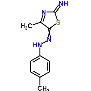 33174-94-6  (2E)-4-methyl-5-[(4-methylphenyl)hydrazono]-1,3-thiazol-2(5H)-imine