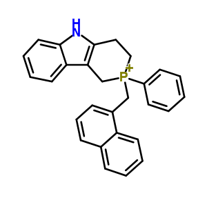 36720-91-9  2-(naphthalen-1-ylmethyl)-2-phenyl-2,3,4,5-tetrahydro-1H-phosphinino[4,3-b]indol-2-ium