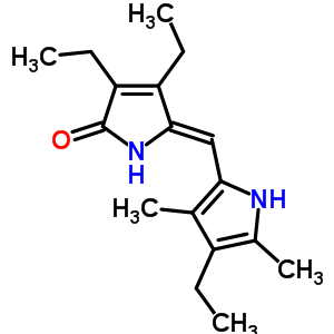 37530-21-5  (5Z)-3,4-diethyl-5-[(4-ethyl-3,5-dimethyl-1H-pyrrol-2-yl)methylidene]-1,5-dihydro-2H-pyrrol-2-one
