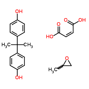 38355-75-8  but-2-enedioic acid; 4-[1-(4-hydroxyphenyl)-1-methyl-ethyl]phenol; 2-methyloxirane