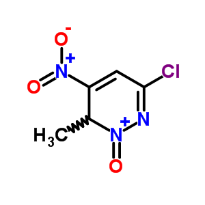 50872-82-7  3-chloro-6-methyl-5-nitro-1-oxo-1,6-dihydropyridazin-1-ium