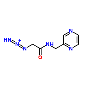 55316-35-3  1-{2-oxo-2-[(pyrazin-2-ylmethyl)amino]ethyl}triaza-1,2-dien-2-ium