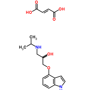 58880-64-1  1-(1H-indol-4-yloxy)-3-[(1-methylethyl)amino]propan-2-ol (2E)-but-2-enedioate (salt)