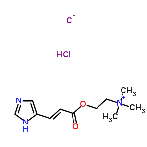 20284-40-6;502-21-6;6032-82-2  2-{[3-(1H-imidazol-5-yl)acryloyl]oxy}-N,N,N-trimethylethanaminium