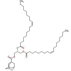 61199-79-9  (2R)-2,3-bis[(9Z)-octadec-9-enoyloxy]propyl tricyclo[3.3.1.1~3,7~]decane-1-(~14~C)carboxylate