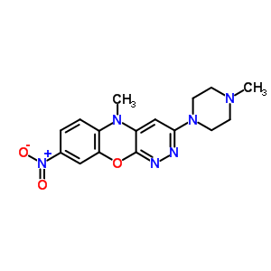 61939-60-4  5-methyl-3-(4-methylpiperazin-1-yl)-8-nitro-5H-pyridazino[3,4-b][1,4]benzoxazine