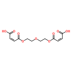 62538-61-8  (2Z,2'Z)-4,4'-[oxybis(ethane-2,1-diyloxy)]bis(4-oxobut-2-enoic acid)