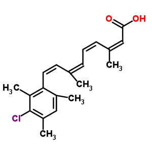 63245-11-4  (2Z,4Z,6Z,8Z)-9-(3-chloro-2,4,6-trimethylphenyl)-3,7-dimethylnona-2,4,6,8-tetraenoic acid