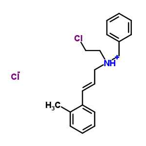 63938-17-0  (2E)-N-benzyl-N-(2-chloroethyl)-3-(2-methylphenyl)prop-2-en-1-aminium chloride