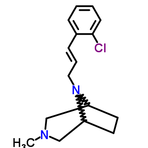 63978-17-6  8-[(2E)-3-(2-chlorophenyl)prop-2-en-1-yl]-3-methyl-3,8-diazabicyclo[3.2.1]octane