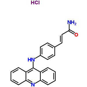 64895-21-2  (2E)-3-[4-(acridin-9-ylamino)phenyl]prop-2-enamide hydrochloride