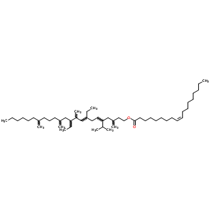68201-21-8  8,11-diethyl-3,10,13,17-tetramethyl-5-(1-methylethyl)tricosyl (9Z)-octadec-9-enoate