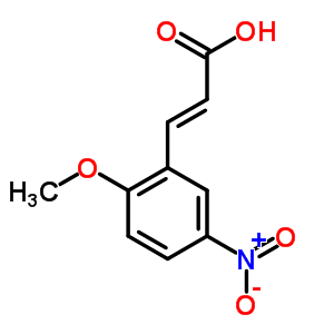 69447-75-2  (2E)-3-(2-methoxy-5-nitrophenyl)prop-2-enoic acid