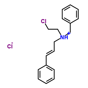 69766-30-9  (2E)-N-benzyl-N-(2-chloroethyl)-3-phenylprop-2-en-1-aminium chloride