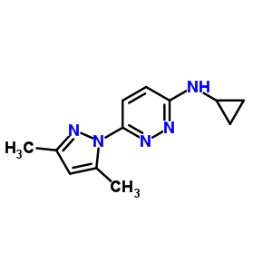 70588-99-7  N-cyclopropyl-6-(3,5-dimethyl-1H-pyrazol-1-yl)pyridazin-3-amine