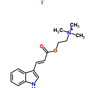 70882-55-2  2-{[(2E)-3-(1H-indol-3-yl)prop-2-enoyl]oxy}-N,N,N-trimethylethanaminium iodide