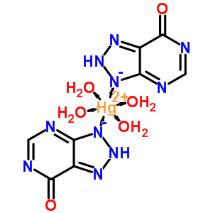 7232-46-4  mercury bis(7-oxo-2,7-dihydro[1,2,3]triazolo[4,5-d]pyrimidin-3-ide) tetrahydrate