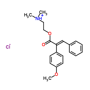 73790-97-3  2-{[(2E)-2-(4-methoxyphenyl)-3-phenylprop-2-enoyl]oxy}-N,N-dimethylethanaminium chloride