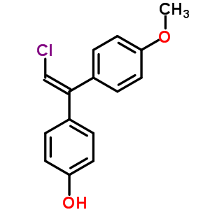 79639-29-5  4-[(Z)-2-chloro-1-(4-methoxyphenyl)ethenyl]phenol