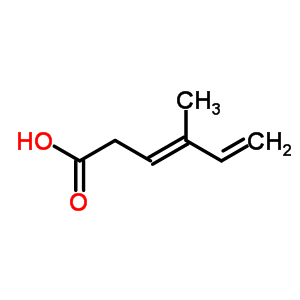 87668-09-5  (3E)-4-methylhexa-3,5-dienoic acid