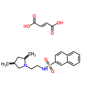96627-71-3  N-[2-(2,4-dimethylpyrrolidin-1-yl)ethyl]naphthalene-2-sulfonamide (2E)-but-2-enedioate