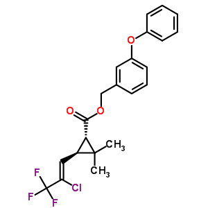 107794-42-3;68127-80-0  3-phenoxybenzyl (1S,3R)-3-[(1Z)-2-chloro-3,3,3-trifluoroprop-1-en-1-yl]-2,2-dimethylcyclopropanecarboxylate