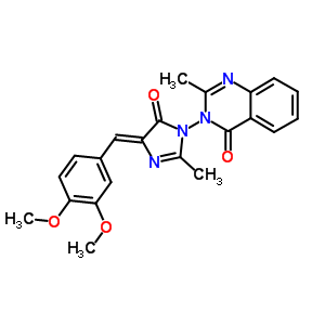 114496-22-9  3-{(4Z)-4-[(3,4-dimethoxyphenyl)methylidene]-2-methyl-5-oxo-4,5-dihydro-1H-imidazol-1-yl}-2-methylquinazolin-4(3H)-one
