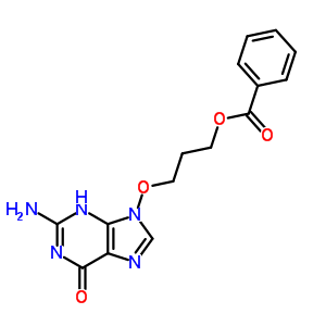 114778-62-0  3-[(2-amino-6-oxo-3,6-dihydro-9H-purin-9-yl)oxy]propyl benzoate