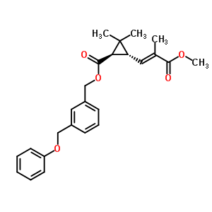 115809-86-4  3-(phenoxymethyl)benzyl (1R,3R)-3-[(1E)-3-methoxy-2-methyl-3-oxoprop-1-en-1-yl]-2,2-dimethylcyclopropanecarboxylate
