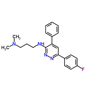 118516-23-7  N'-[6-(4-fluorophenyl)-4-phenylpyridazin-3-yl]-N,N-dimethylpropane-1,3-diamine