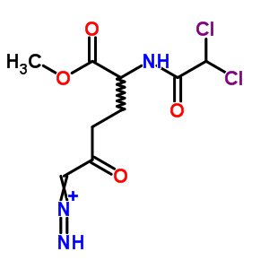 30805-98-2  methyl 6-diazen-1-iumylidene-N-(dichloroacetyl)-5-oxonorleucinate