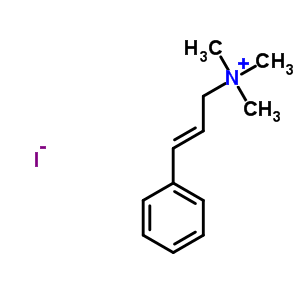 34097-88-6  (2E)-N,N,N-trimethyl-3-phenylprop-2-en-1-aminium iodide