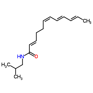 504-97-2  (2E,6Z,8E,10E)-N-(2-methylpropyl)dodeca-2,6,8,10-tetraenamide