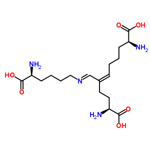 51299-87-7  (2S,5Z,10S)-2,10-diamino-5-[(E)-{[(5S)-5-amino-5-carboxypentyl]imino}methyl]undec-5-enedioic acid