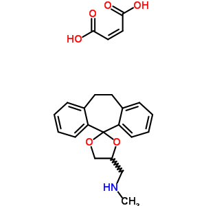 52378-03-7  1-(10,11-dihydrospiro[dibenzo[a,d][7]annulene-5,2'-[1,3]dioxolan]-4'-yl)-N-methylmethanamine (2Z)-but-2-enedioate