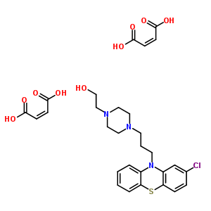 5352-90-9;99287-09-9  2-{4-[3-(2-chloro-10H-phenothiazin-10-yl)propyl]piperazin-1-yl}ethanol (2Z)-but-2-enedioate (salt)