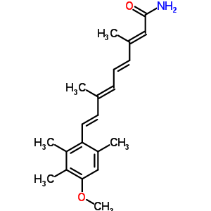 54757-58-3  (2E,4E,6E,8E)-9-(4-methoxy-2,3,6-trimethylphenyl)-3,7-dimethylnona-2,4,6,8-tetraenamide