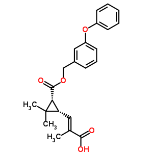 60683-86-5  (2E)-3-[(1S,3R)-2,2-dimethyl-3-{[(3-phenoxybenzyl)oxy]carbonyl}cyclopropyl]-2-methylprop-2-enoic acid