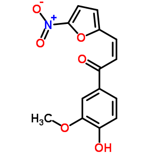 63421-85-2  (2Z)-1-(4-hydroxy-3-methoxyphenyl)-3-(5-nitrofuran-2-yl)prop-2-en-1-one