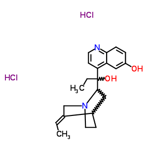 64046-95-3  (3E)-9-ethyl-1',3-didehydro-1',11-dihydrocinchonan-6',9-diol dihydrochloride