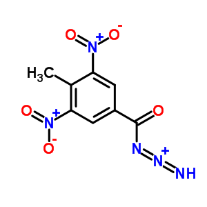 6633-29-0  1-[(4-methyl-3,5-dinitrophenyl)carbonyl]triaza-1,2-dien-2-ium