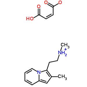 70403-60-0  N-methyl-2-(2-methylindolizin-3-yl)ethanaminium (2Z)-3-carboxyprop-2-enoate