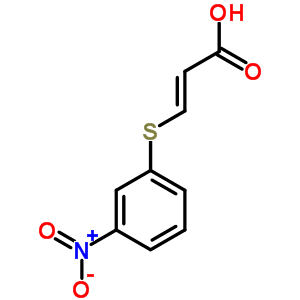 717-81-7  (2E)-3-[(3-ニトロフェニル)スルファニル]prop-2-エノイック酸