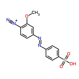 72152-94-4  2-methoxy-4-[(E)-(4-sulfophenyl)diazenyl]benzenediazonium