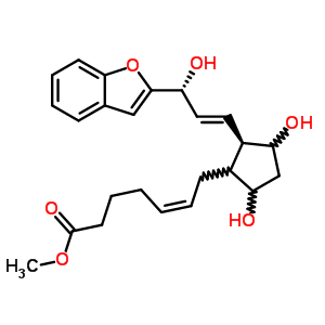 73285-87-7  methyl (5Z)-7-{(2R)-2-[(1E,3R)-3-(1-benzofuran-2-yl)-3-hydroxyprop-1-en-1-yl]-3,5-dihydroxycyclopentyl}hept-5-enoate