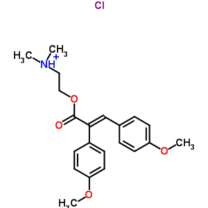 73790-93-9;73790-94-0  2-{[(2E)-2,3-bis(4-methoxyphenyl)prop-2-enoyl]oxy}-N,N-dimethylethanaminium chloride