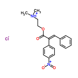 73791-01-2;73791-02-3  N,N-dimethyl-2-{[(2E)-2-(4-nitrophenyl)-3-phenylprop-2-enoyl]oxy}ethanaminium chloride