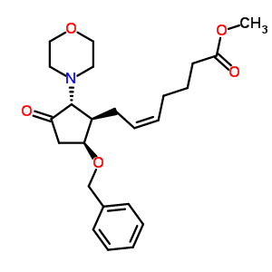 74480-27-6  methyl (5Z)-7-[(1R,2R,5S)-5-(benzyloxy)-2-morpholin-4-yl-3-oxocyclopentyl]hept-5-enoate