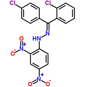 7478-72-0  (1E)-1-[(2-chlorophenyl)(4-chlorophenyl)methylidene]-2-(2,4-dinitrophenyl)hydrazine