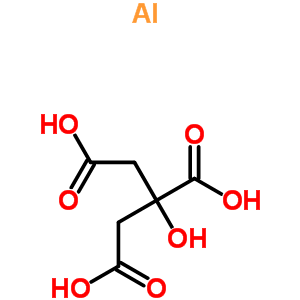 813-92-3  aluminum - 2-hydroxypropane-1,2,3-tricarboxylic acid (1:1)